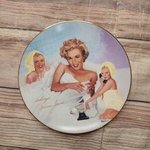 Marilyn Monroe Beauty Secrets Collector Plate by Delphi Bradbury 1994